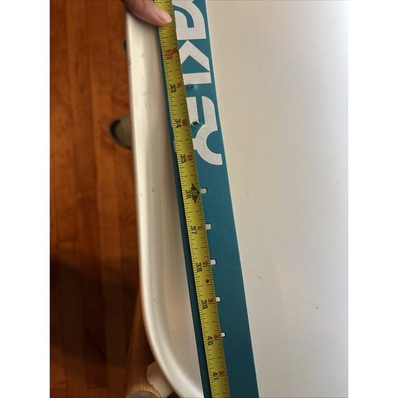Oakley vintage y2k 2013 belt Spellout Bright Blue